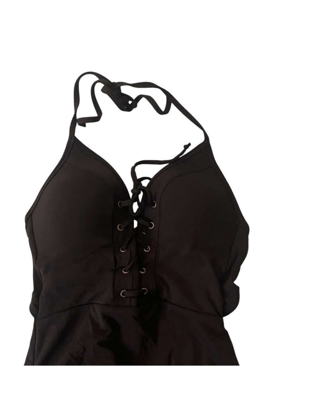 JETS By Jessika Allen Swimwear Australia Women Lace Up One Piece Swimsuit Size 6 - Picture 5 of 11